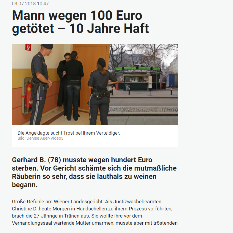 Rechtsanwalt Mag. Sascha Flatz – Medienbericht im Strafrecht aus Wien