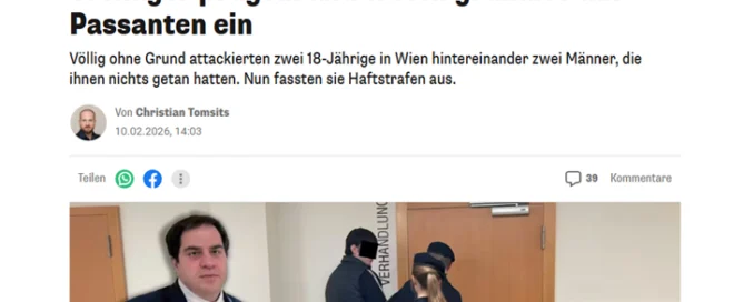 Rechtsanwalt Mag. Sascha Flatz – Medienbericht im Strafrecht aus Wien