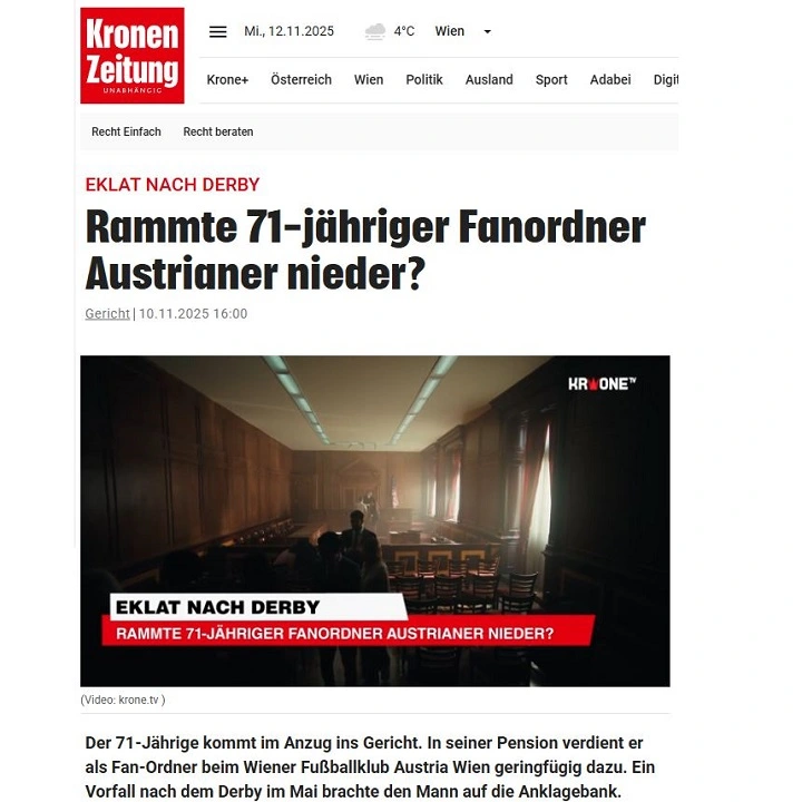 Rechtsanwalt Mag. Sascha Flatz – Pressebericht und Medienauftritt zum Strafrecht in Wien