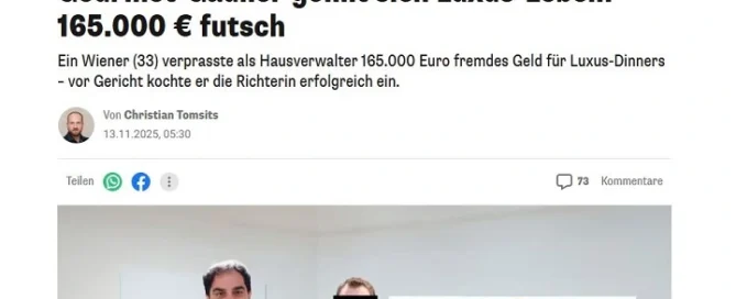 Rechtsanwalt Mag. Sascha Flatz – Pressebericht und Medienauftritt zum Strafrecht in Wien