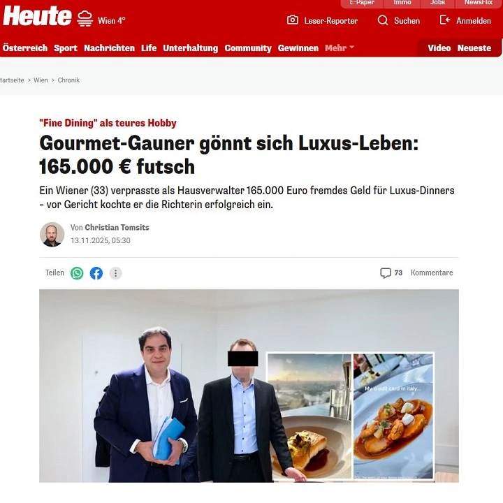 Rechtsanwalt Mag. Sascha Flatz – Pressebericht und Medienauftritt zum Strafrecht in Wien