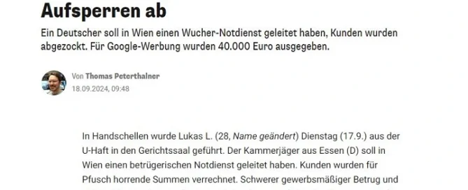 Rechtsanwalt Mag. Sascha Flatz – Pressebericht und Medienauftritt zum Strafrecht in Wien