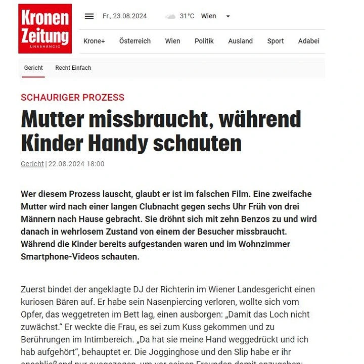 Rechtsanwalt Mag. Sascha Flatz – Pressebericht und Medienauftritt zum Strafrecht in Wien