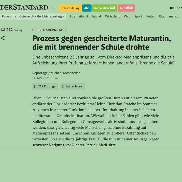 Rechtsanwalt Mag. Sascha Flatz – Pressebericht und Medienauftritt zum Strafrecht in Wien