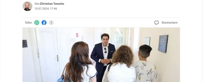 Rechtsanwalt Mag. Sascha Flatz - Pressebericht und Medienauftritt zum Strafrecht in Wien