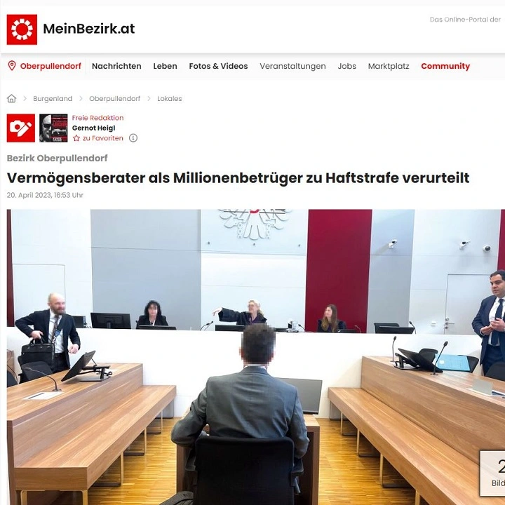 Rechtsanwalt Mag. Sascha Flatz - Pressebericht und Medienauftritt zum Strafrecht in Wien