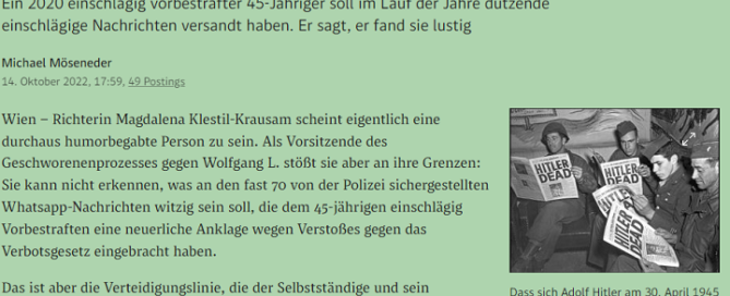Rechtsanwalt Mag. Sascha Flatz - Pressebericht und Medienauftritt zum Strafrecht in Wien
