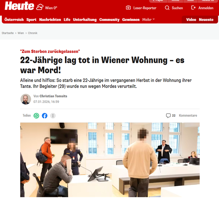 Rechtsanwalt Mag. Sascha Flatz - Pressebericht und Medienauftritt zum Strafrecht in Wien