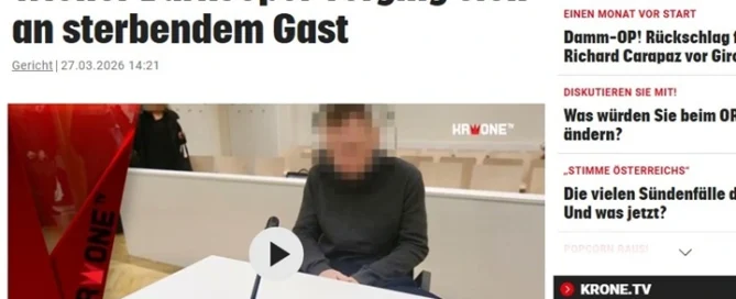 Wiener Barkeeper verging sich an bewusstlosem Gast – Strafverfahren wegen Missbrauchs und unterlassener Hilfeleistung