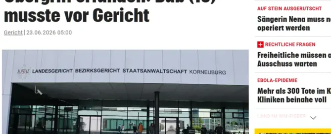 Vergewaltigungsvorwurf gegen einen 15-Jährigen war frei erfunden